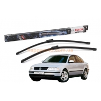 Комплект дворников на Volkswagen Passat B5 1996-2000 — Bosch AeroTwin